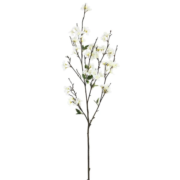 Vickerman 40 in. Artificial White Cherry Blossom Spray, 48PK FD170501-3 - main